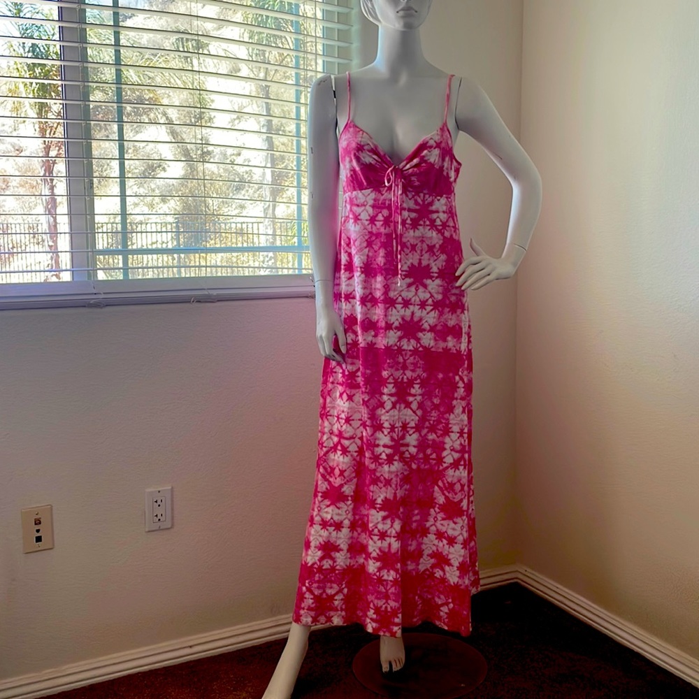NWNT Michael Stars Pink Tye Dye Maxi Dress